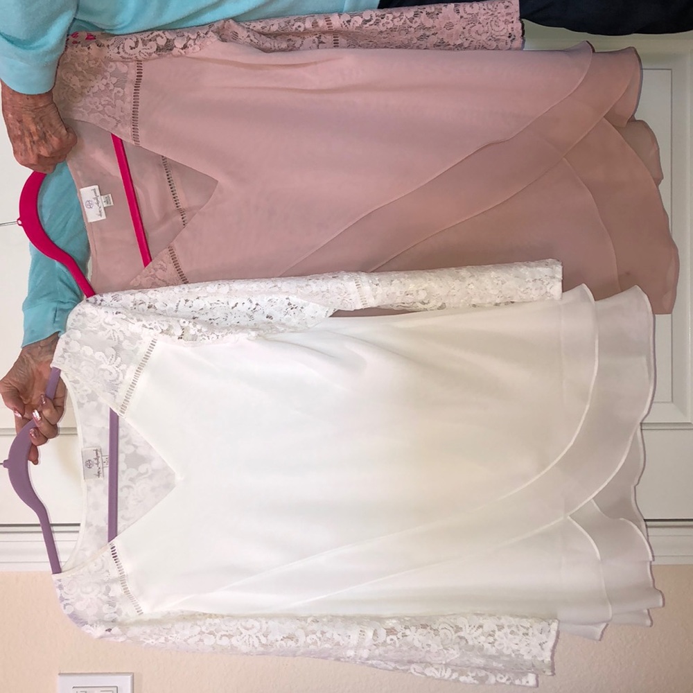 Laurie Felt (Hot in Hollywood) Laced blouses